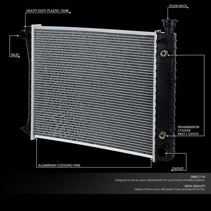 DPI 434 Factory Style 1-Row Cooling Radiator <br>88-95 Chevy GMC C/K, Suburban AT 4.3L 5.0L 5.7L