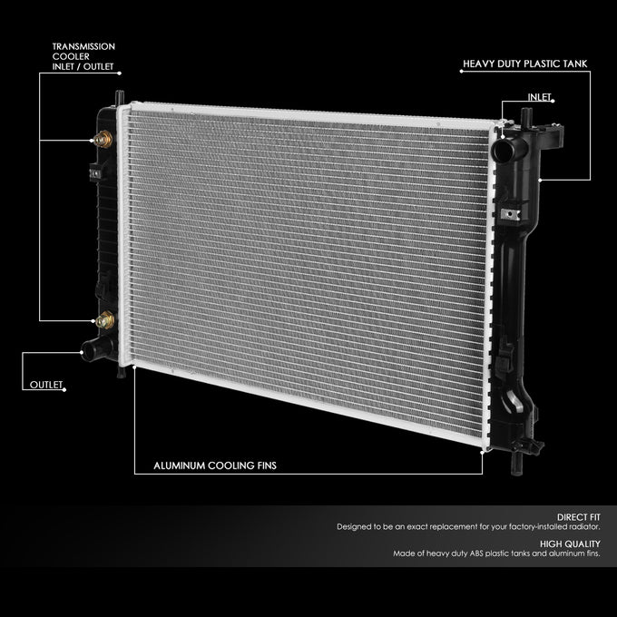 DPI 13103 Factory Style 1-Row Cooling Radiator <br>10-17 Chevy Equinox, GMC Terrain, Suzuki XL-7