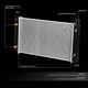 DPI 1790 Factory Style 1-Row Cooling Radiator <br>86-99 Chevy GMC C/K 1500 2500 4.3L 5.0L AT