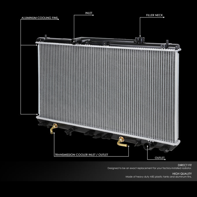DPI 1909 Factory Style 1-Row Cooling Radiator <br>97-01 Toyota Camry Solara 2.2L AT