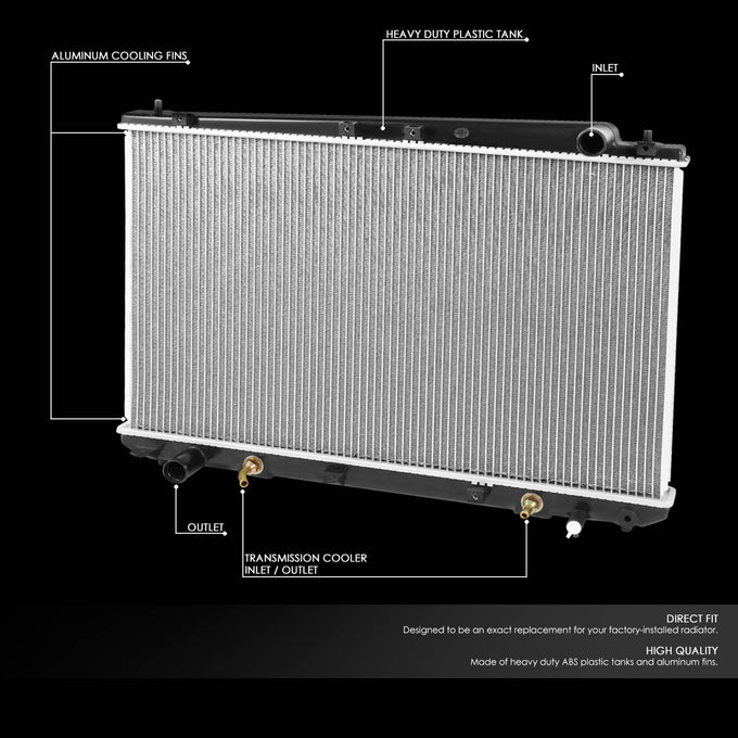 DPI 2153 Factory Style 1-Row Cooling Radiator <br>98-03 Toyota Sienna 3.0L AT