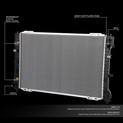 DPI 2307 Factory Style 1-Row Cooling Radiator <br>01-07 Ford Escape, Mazda Tribute, Mercury Mariner