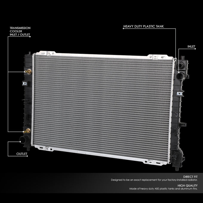DPI 2307 Factory Style 1-Row Cooling Radiator <br>01-07 Ford Escape, Mazda Tribute, Mercury Mariner