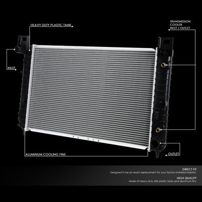 DPI 2334 Factory Style 1-Row Cooling Radiator <br>99-07 Chevy Silverado, Tahoe, GMC Sierra, Yukon