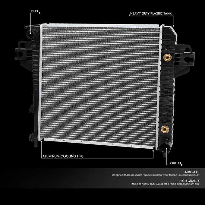 DPI 2481 Factory Style 1-Row Cooling Radiator <br>02-06 Jeep Liberty 3.7L