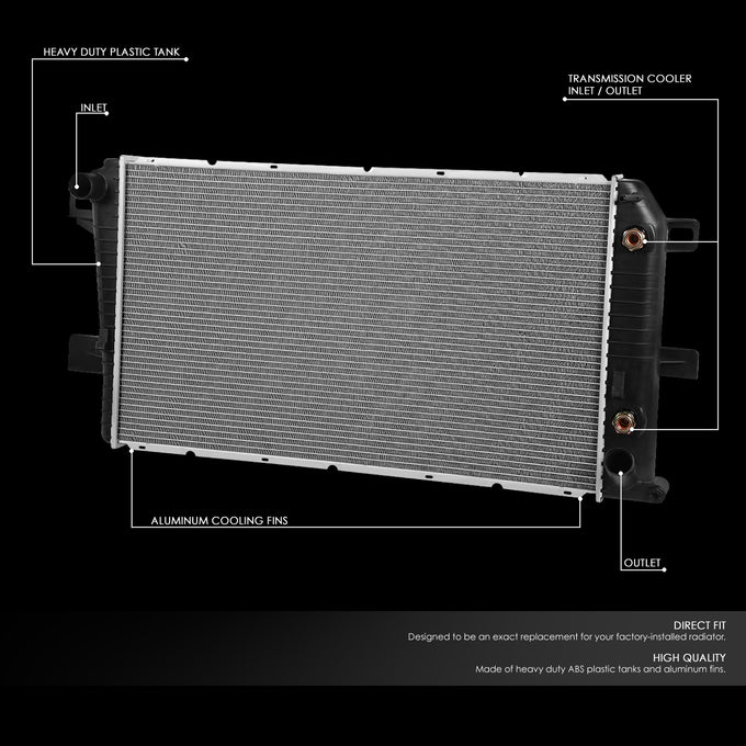 DPI 2757 Factory Style 2-Row Cooling Radiator <br>01-05 Chevy Silverado GMC Sierra 2500HD, 3500