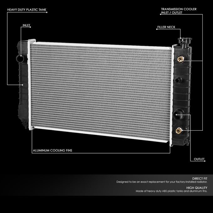 DPI 681 Factory Style 1-Row Cooling Radiator <br>88-94 S10 Blazer/Pickup, S15 Jimmy/Pickup4.3L