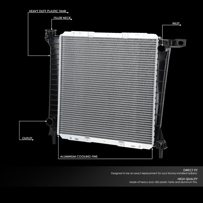 DPI 897 Factory Style 1-Row Cooling Radiator <br>85-94 Ford Ranger, 91-94 Explorer, 1994 B3000, B4000