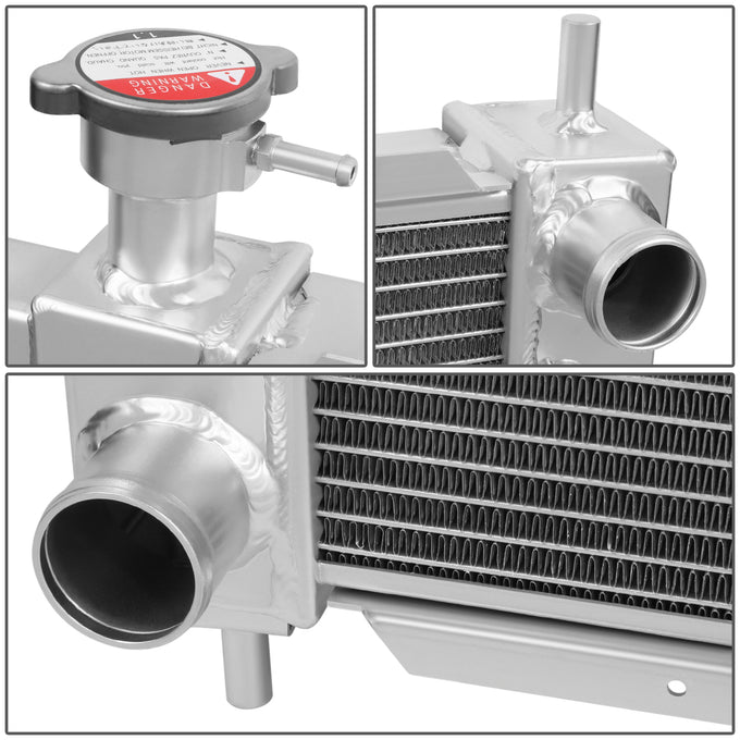 3-Rows Cooling Radiator+Fan Shroud <br>94-95 Ford Mustang MT