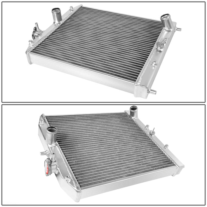 2-Rows Aluminum Cooling Radiator <br>92-00 Honda Civic, 93-97 Del Sol, 94-01 Integra