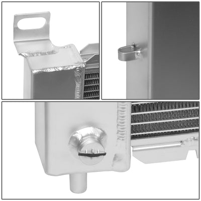 2-Rows Cooling Radiator+Fan Shroud <br>99-06 GMC Yukon Sierra AT 4.8L 5.3L V8