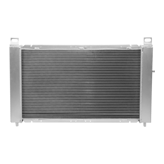 2-Rows Cooling Radiator+Fan Shroud <br>99-06 GMC Yukon Sierra AT 4.8L 5.3L V8