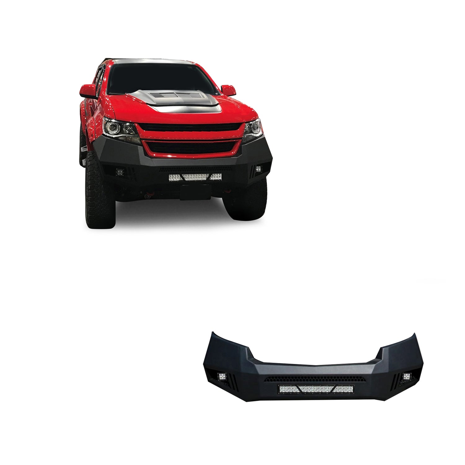 Heavy Duty Front Bumper Kit <br>15-20 Chevy Colorado
