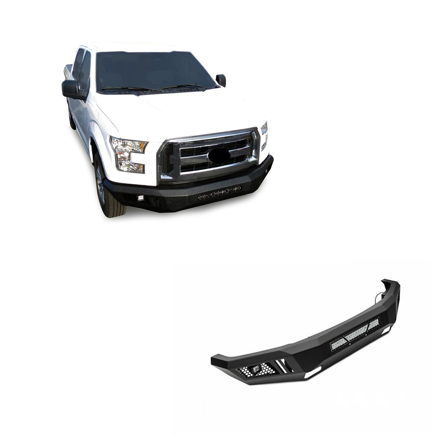 Heavy Duty Front Bumper Kit <br>18-20 Ford F-150