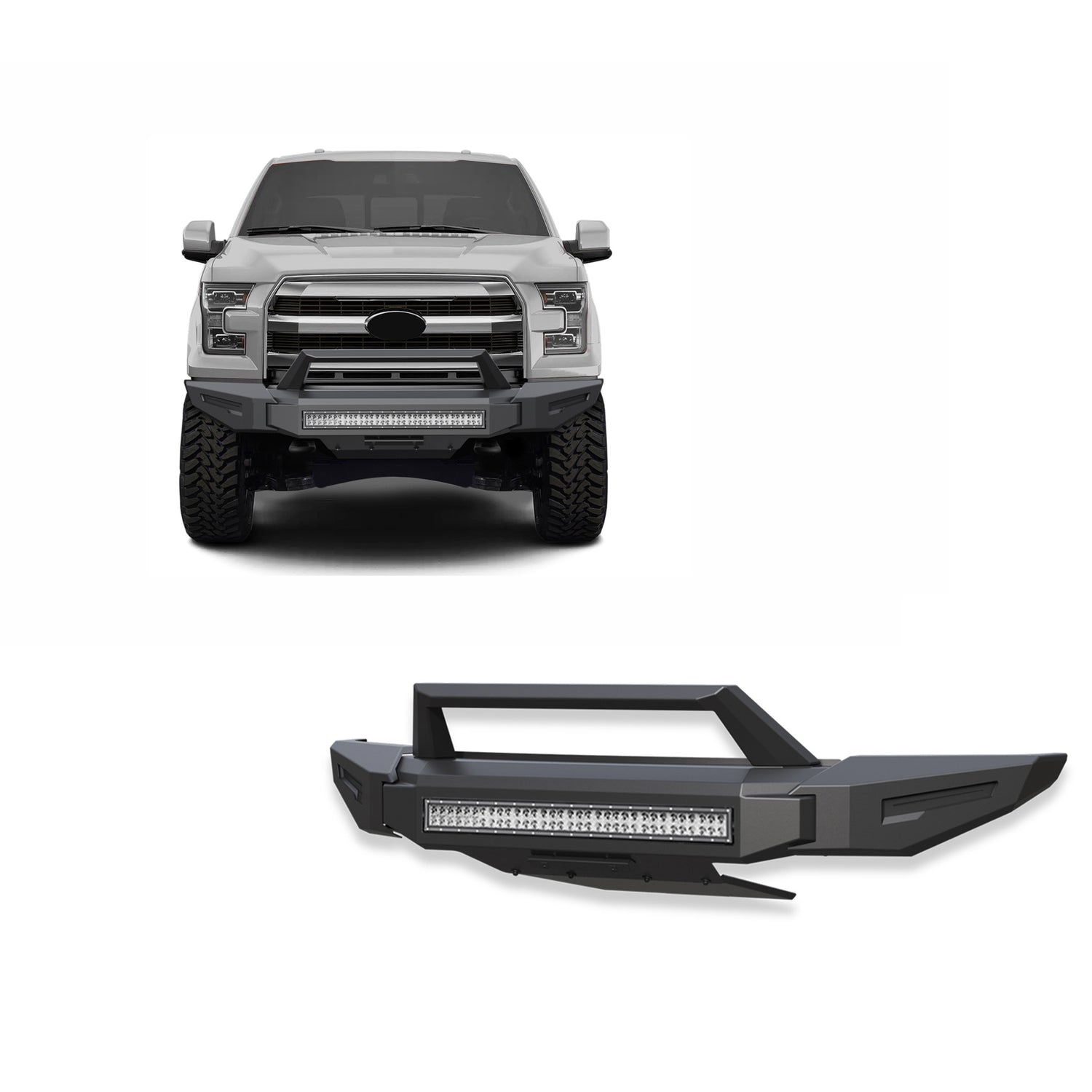 Heavy Duty Modular Front Bumper Kit <br>15-17 Ford F-150