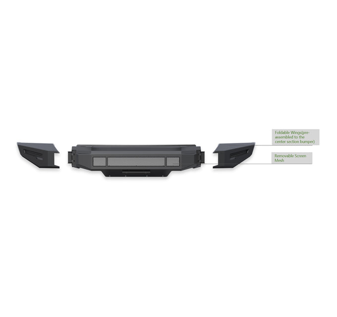 Heavy Duty Modular Front Bumper-Bumper Only <br>18-20 Ford F-150