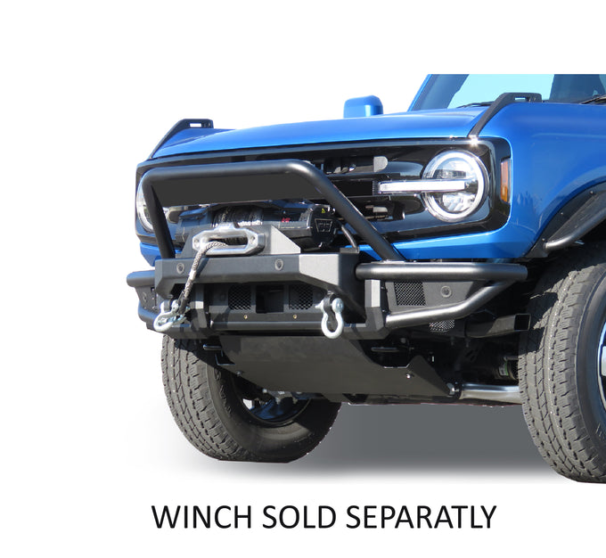 Tubular Heavy Duty Front Bumper 21-24 Ford bronco
