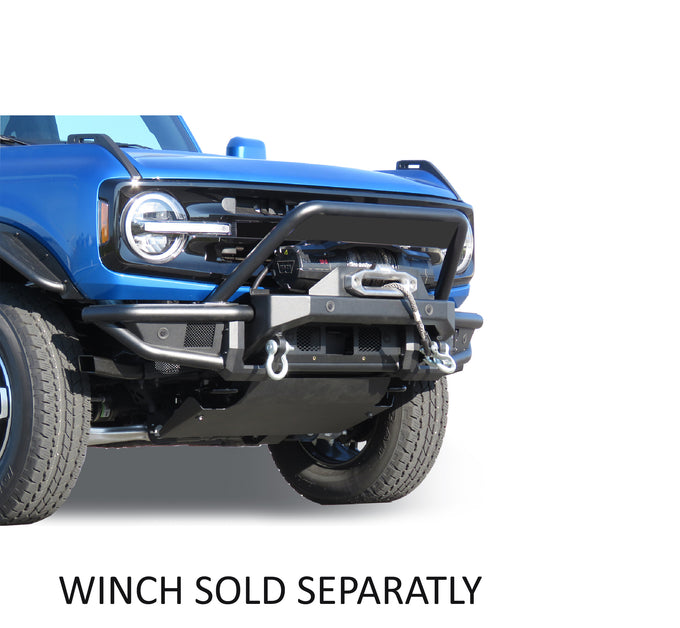 Tubular Heavy Duty Front Bumper 21-24 Ford bronco