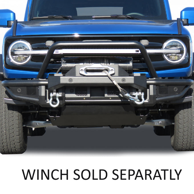 Tubular Heavy Duty Front Bumper 21-24 Ford bronco