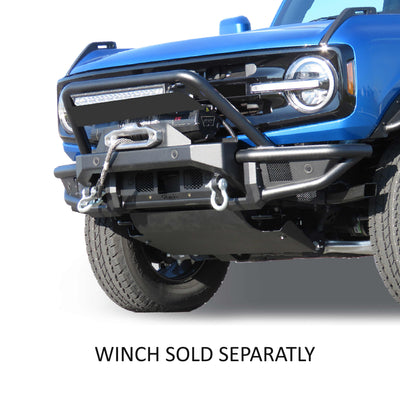 Tubular Heavy Duty Front Bumper 21-24 Ford bronco