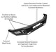 Heavy Duty Front Bumper <br>16-24 Nissan Titan XD