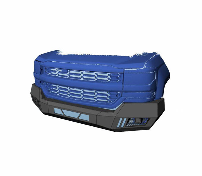 Heavy Duty Front Bumper <br>13-18 Ram 1500, 19-22 Classic