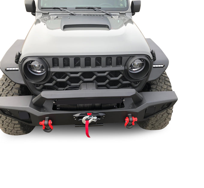 Heavy Duty Front Bumper <br>20-24 Jeep Gladiator, 18-24 Wrangler