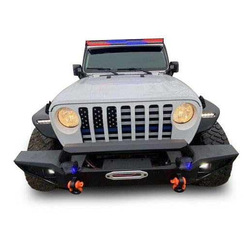 Heavy Duty Front Bumper <br>20-24 Jeep Gladiator, 18-24 Wrangler