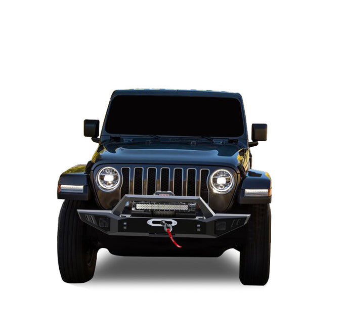 Heavy Duty Front Bumper <br>20-24 Jeep Gladiator, 18-24 Wrangler