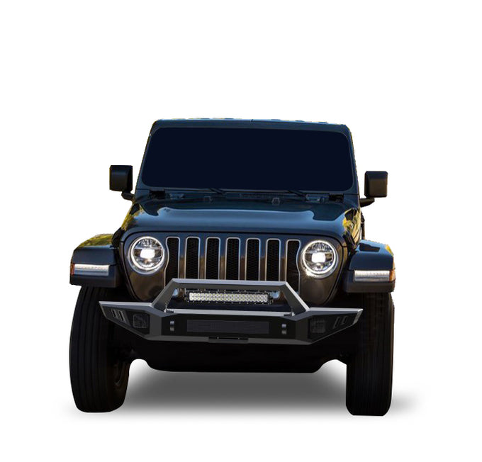 Heavy Duty Front Bumper <br>20-24 Jeep Gladiator, 18-24 Wrangler