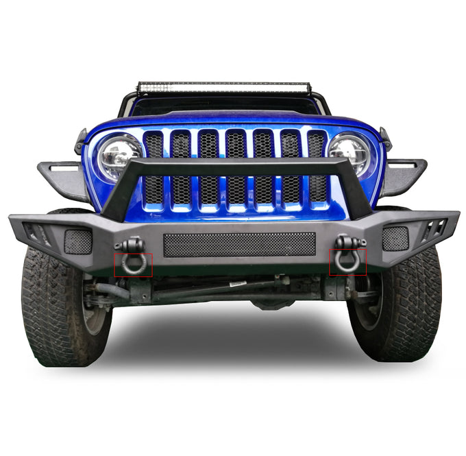 Heavy Duty Front Bumper <br>20-24 Jeep Gladiator, 18-24 Wrangler