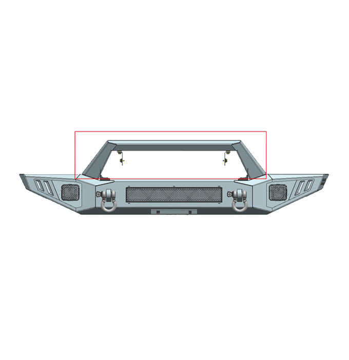 Heavy Duty Front Bumper <br>20-24 Jeep Gladiator, 18-24 Wrangler