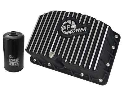 Pro Series Engine Oil Pan Black <br> 11-22 Ford F-250/350 Super Duty