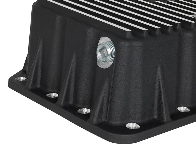 Pro Series Engine Oil Pan Black <br> 11-22 Ford F-250/350 Super Duty