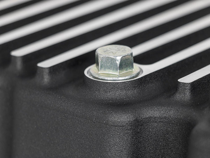 Pro Series Engine Oil Pan Black <br> 11-22 Ford F-250/350 Super Duty
