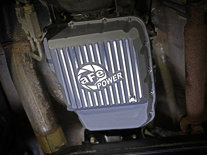 Street Series Transmission Pan Raw <br> 13-23 Dodge Cummins