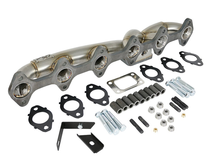Twisted Steel Header T3 Turbo Manifold <br> 03-07 Dodge Cummins