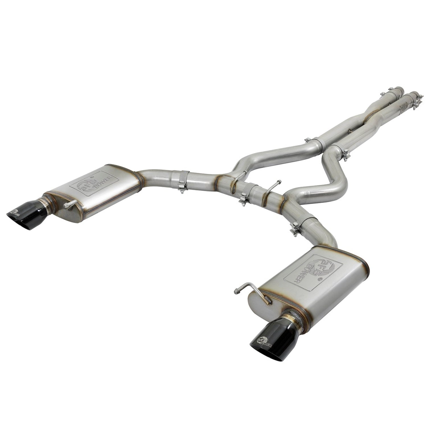MACH Force-Xp Cat-Back Exhaust System <br> 15-17 Ford Mustang GT V8 5.0L/V6-3.7L