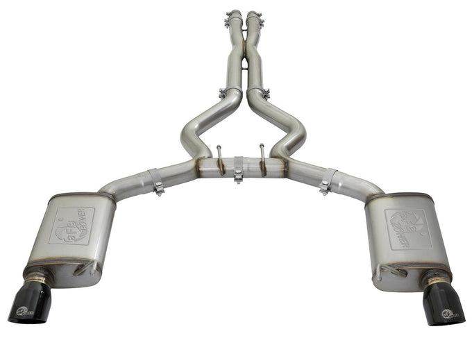 MACH Force-Xp Cat-Back Exhaust System <br> 15-17 Ford Mustang GT V8 5.0L/V6-3.7L