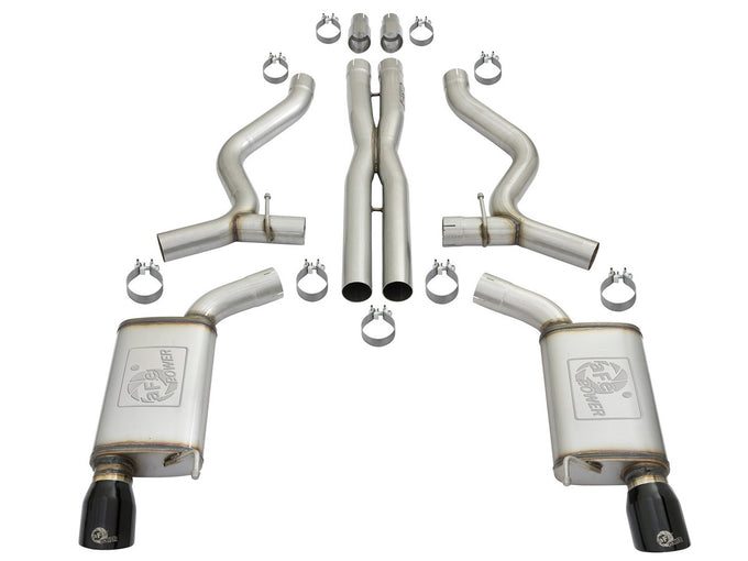 MACH Force-Xp Cat-Back Exhaust System <br> 15-17 Ford Mustang GT V8 5.0L/V6-3.7L