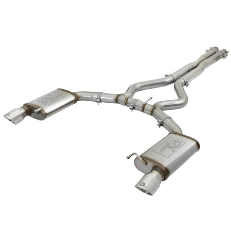 MACH Force-Xp Cat-Back Exhaust System <br> 15-17 Ford Mustang GT V8 5.0L/V6-3.7L