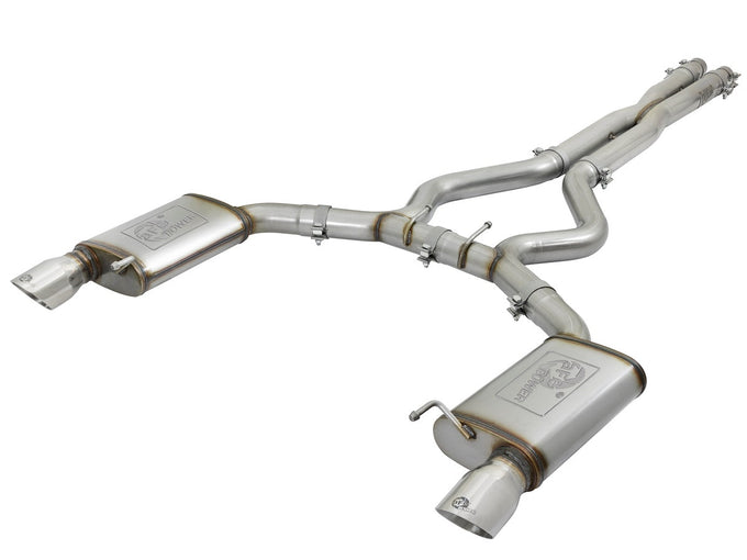 MACH Force-Xp Cat-Back Exhaust System <br> 15-17 Ford Mustang GT V8 5.0L/V6-3.7L