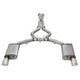 MACH Force-Xp Cat-Back Exhaust System <br> 15-17 Ford Mustang GT V8 5.0L/V6-3.7L