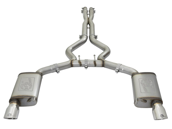 MACH Force-Xp Cat-Back Exhaust System <br> 15-17 Ford Mustang GT V8 5.0L/V6-3.7L