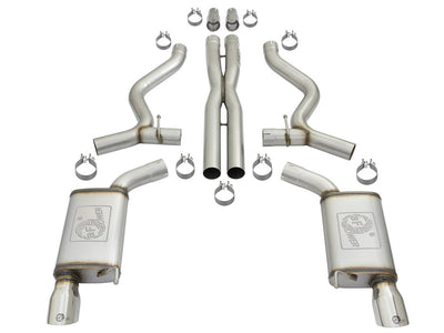MACH Force-Xp Cat-Back Exhaust System <br> 15-17 Ford Mustang GT V8 5.0L/V6-3.7L