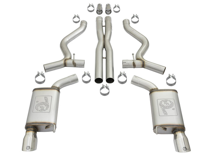 MACH Force-Xp Cat-Back Exhaust System <br> 15-17 Ford Mustang GT V8 5.0L/V6-3.7L