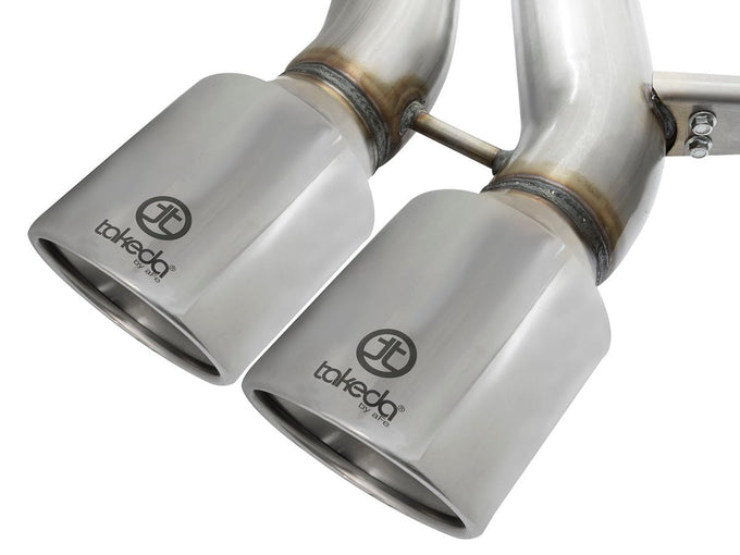 Takeda Cat-Back Exhaust System <br> 13-17 Ford Focus ST L4 2.0L
