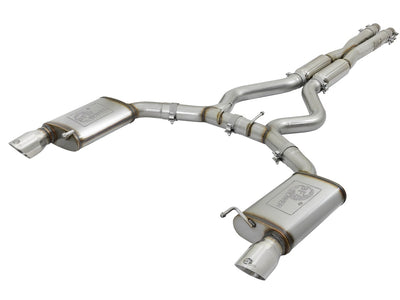 MACH Force-Xp Cat-Back Exhaust System <br> 15-17 Ford Mustang V6/V8