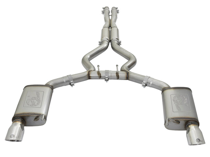 MACH Force-Xp Cat-Back Exhaust System <br> 15-17 Ford Mustang V6/V8