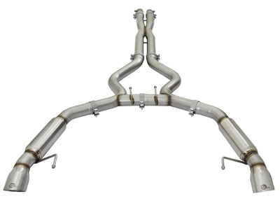 MACH Force-Xp Cat-Back Exhaust System <br> 15-17 Ford Mustang V6/V8